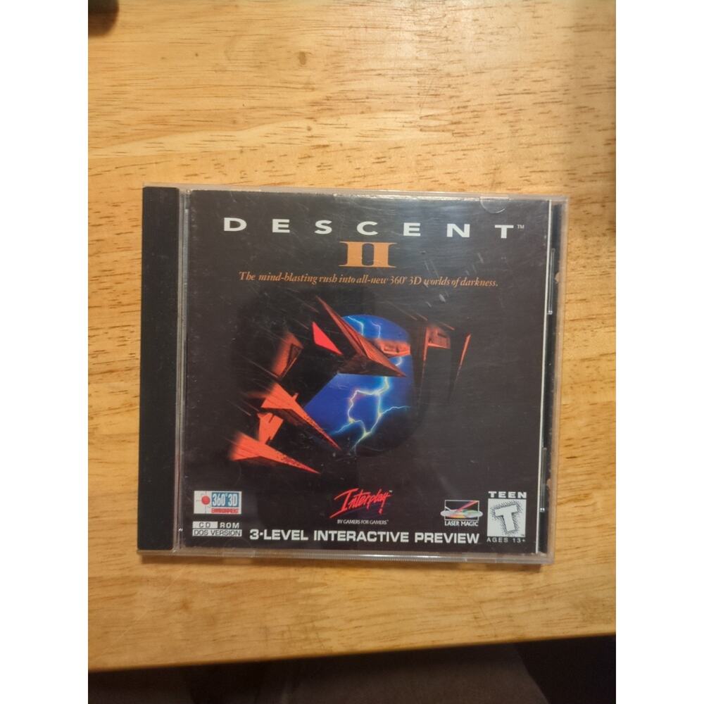 Descent II, 3-Level Interactive Preview (PC, 1995)